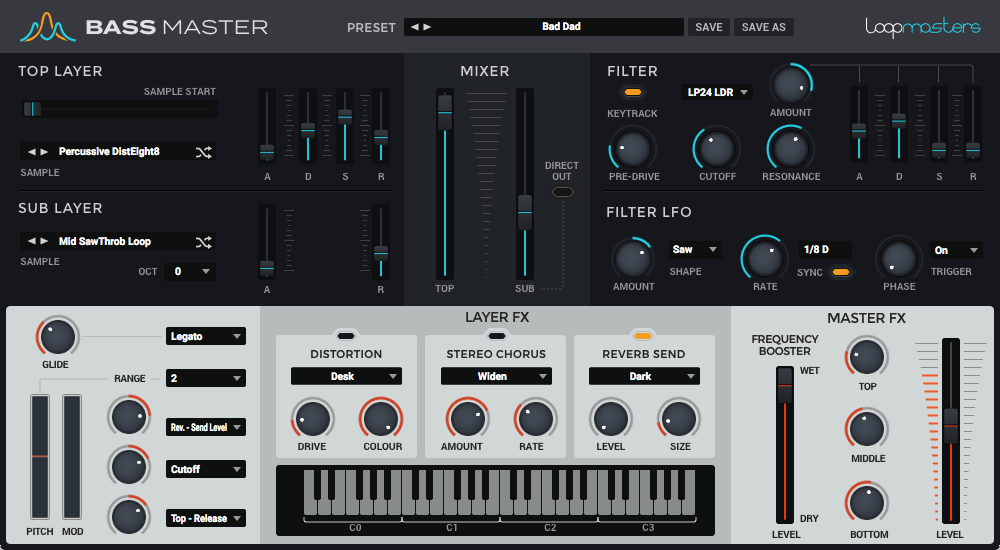 Bass Master UI
