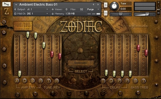 Big Fish Audio Zodiac virtual instrument for Kontakt Player gallery thumbnail