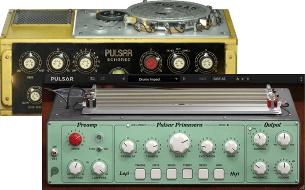 Physically Modelled Spring Reverb | Pulsar Primavera gallery thumbnail