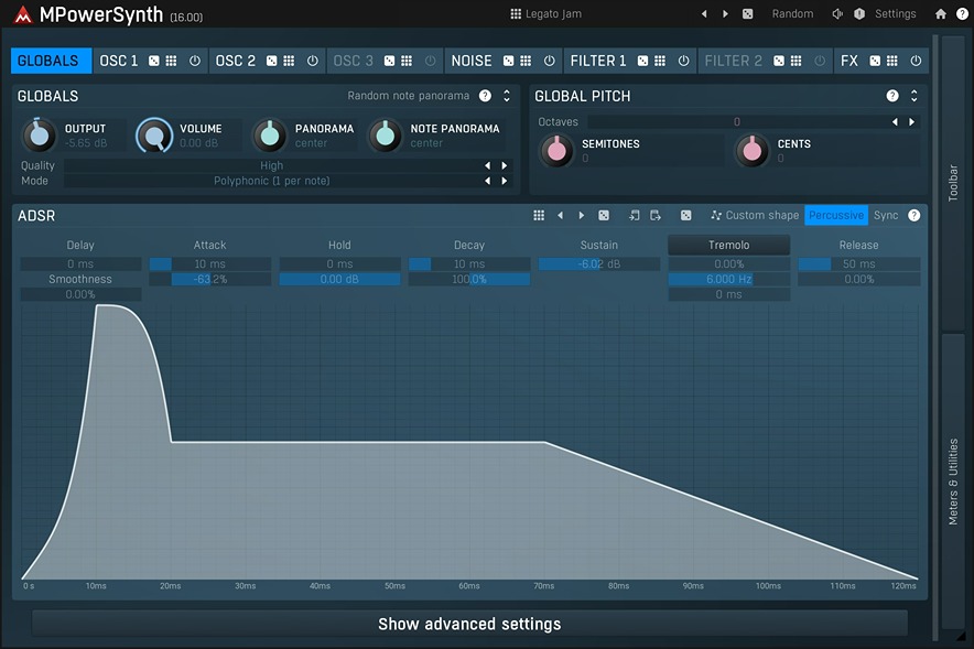 How to create presets in MPowerSynth gallery thumbnail