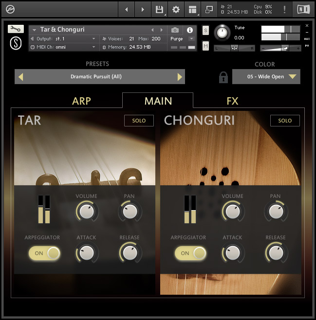 Sonuscore Origins Vol.7: Tar & Chonguri - Video Demo 1 gallery thumbnail