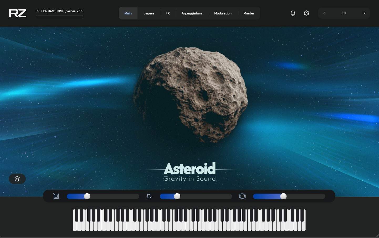  Asteroid: Gravity in sound gallery thumbnail