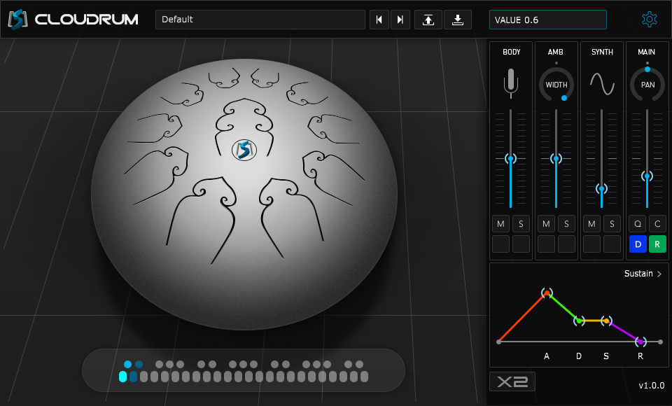 Ample Percussion Cloudrum Demo Song - Rain In The Valley gallery thumbnail