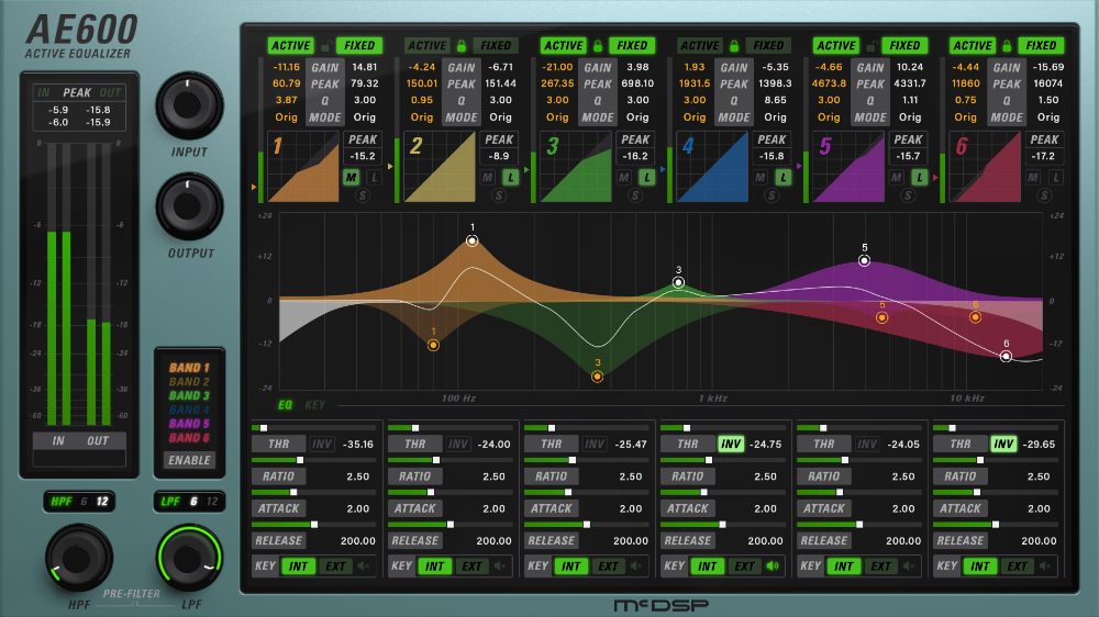 McDSP AE600 Active EQ HD v7 gallery thumbnail