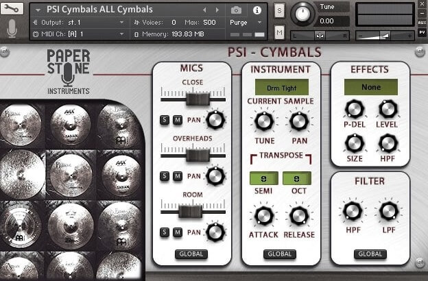 Loot Audio PSI Cymbals - Overview gallery thumbnail