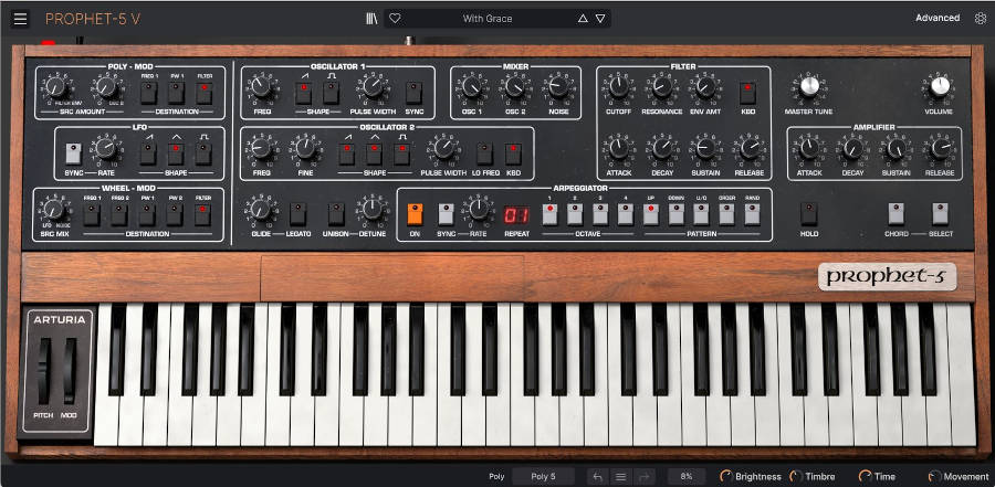 Prophet-5 V | Faithful Analog Archetype | ARTURIA gallery thumbnail