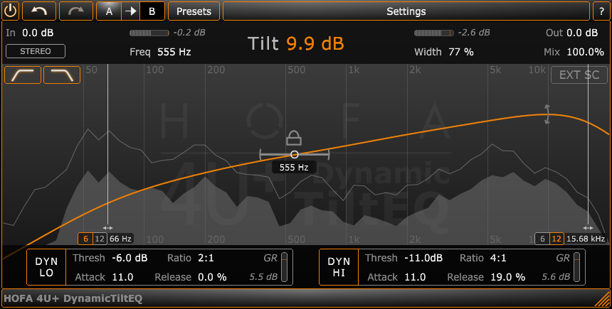 HOFA 4U+ DynamicTiltEQ gallery thumbnail