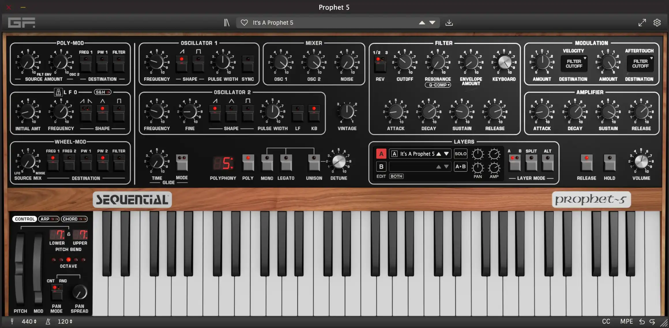 Introducing the Official Sequential Prophet~5 by GForce Software gallery thumbnail