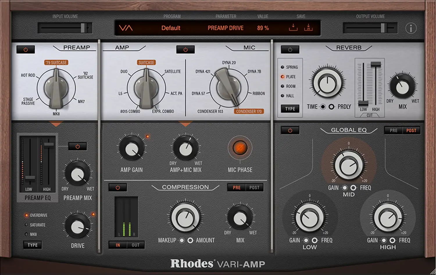 Introducing: The Rhodes Vari-Amp Plugin gallery thumbnail