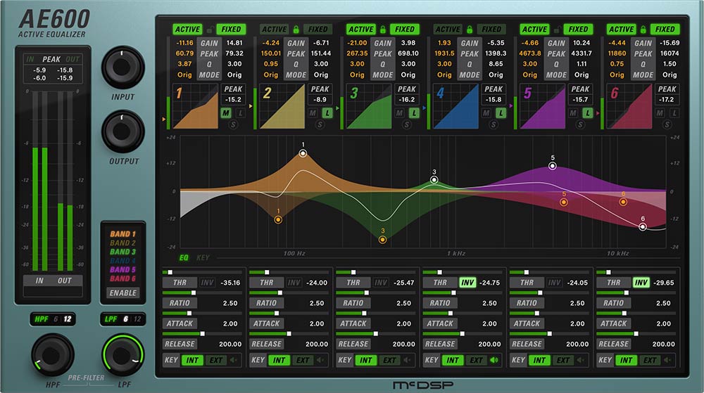 AE600 Active EQ by McDSP gallery thumbnail