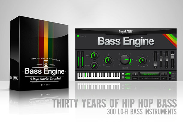 Bass Engine Overview - Hip Hop Bass Plugin from Dope VST gallery thumbnail
