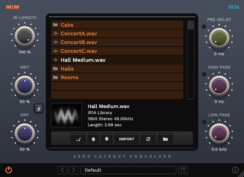 Mellowmuse IR1A Convolver gallery thumbnail