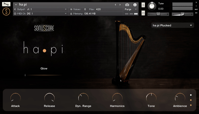 Sonuscore ha•pi - Concert Harp - Video Demo 1 gallery thumbnail