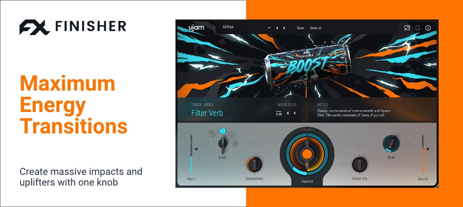 UJAM presents: Finisher BOOST gallery thumbnail