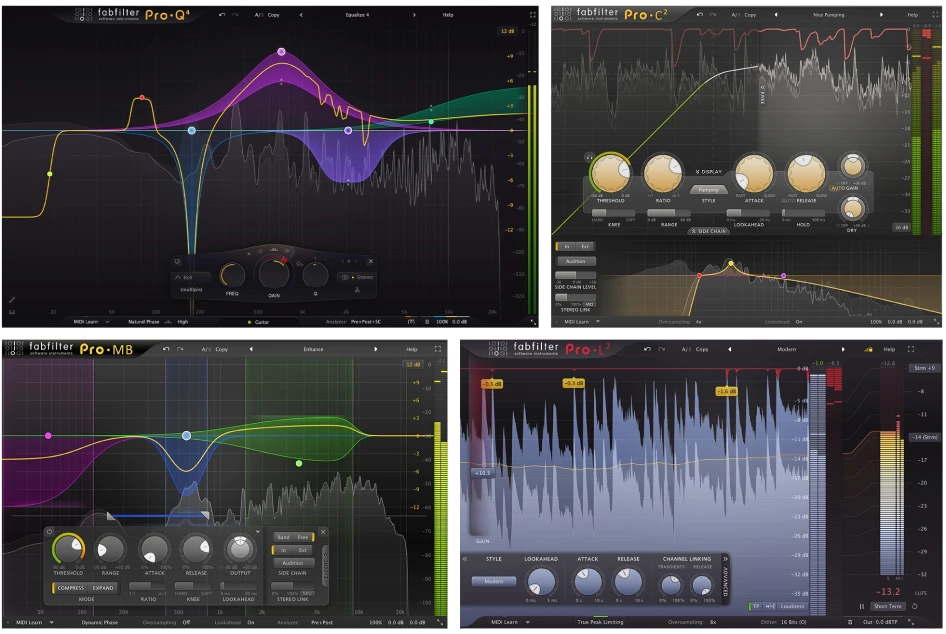 FabFilter Pro-MB multiband compression/expansion plug-in gallery thumbnail