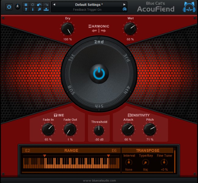Screaming Guitars with Blue Cat's AcouFiend, the feedback simulator gallery thumbnail