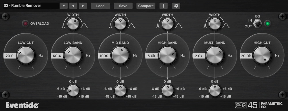 EQ45 Overview & Demo (Parametric 4-band Equalizer VST Plugin) gallery thumbnail