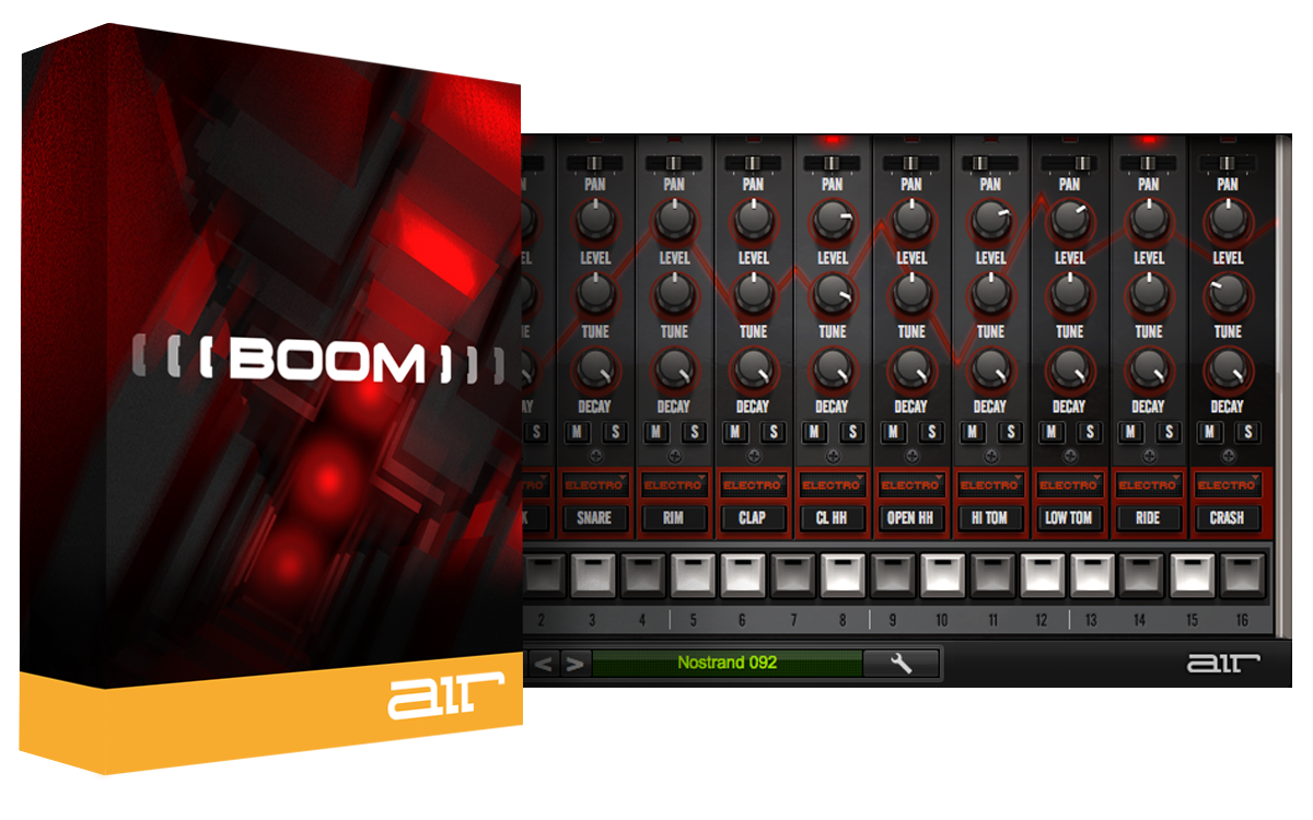 Boom VST/AU/Plugin - Air Music - Classic Analogue Drum Machine 808, 909, CR78, 606 Review with Plugin Boutique & Joshua Casper: Part 1 gallery thumbnail