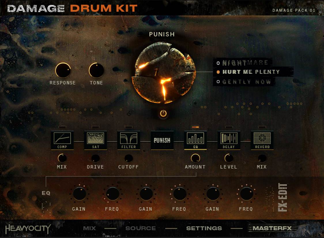 Heavyocity Damage Drum Kit - Preset Playthrough gallery thumbnail