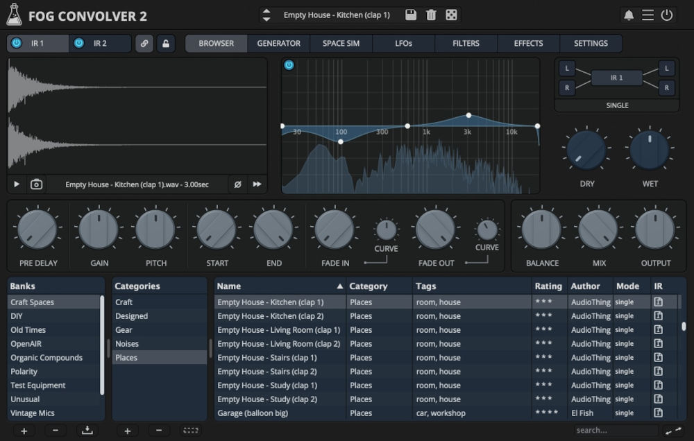 AudioThing Fog Convolver 2 - Creative Convolution Reverb gallery thumbnail
