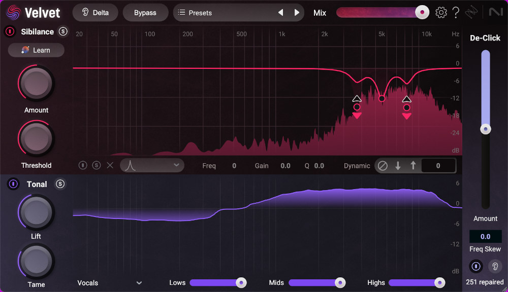 Introducing Velvet, A smarter de-esser for smoother vocals | iZotope gallery thumbnail