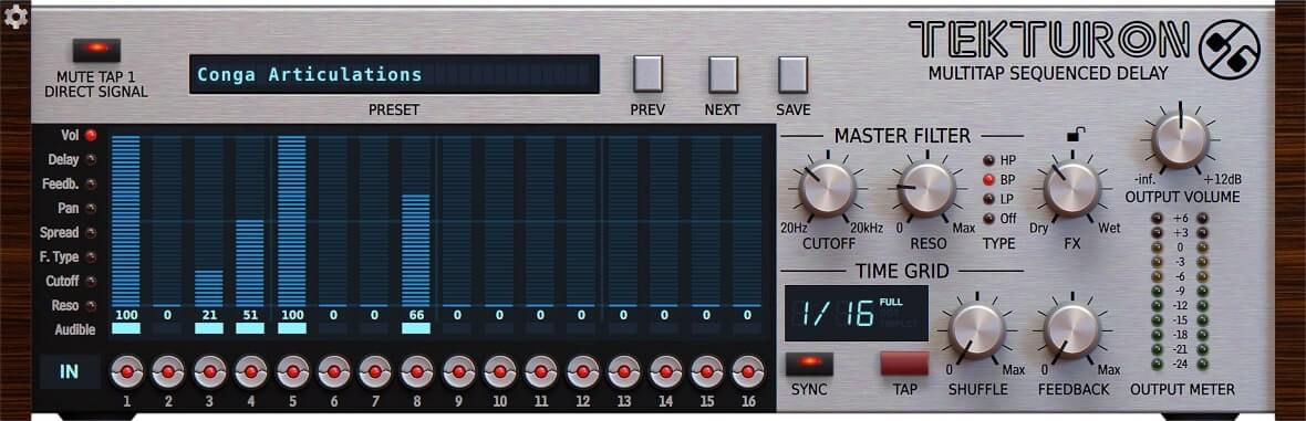 D16 Tekturon Multitap Sequenced Delay - Preset Preview & Walkthrough Guide gallery thumbnail