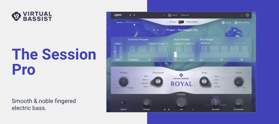 UJAM ROYAL 2 - Introducing Virtual Bassist ROYAL gallery thumbnail