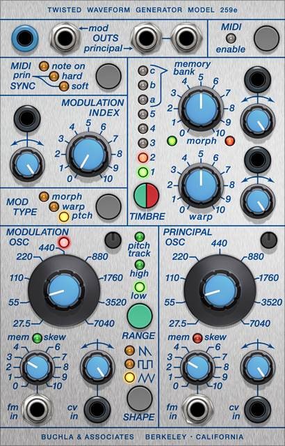 Buchla 259e Twisted Waveform Generator for Modular gallery thumbnail