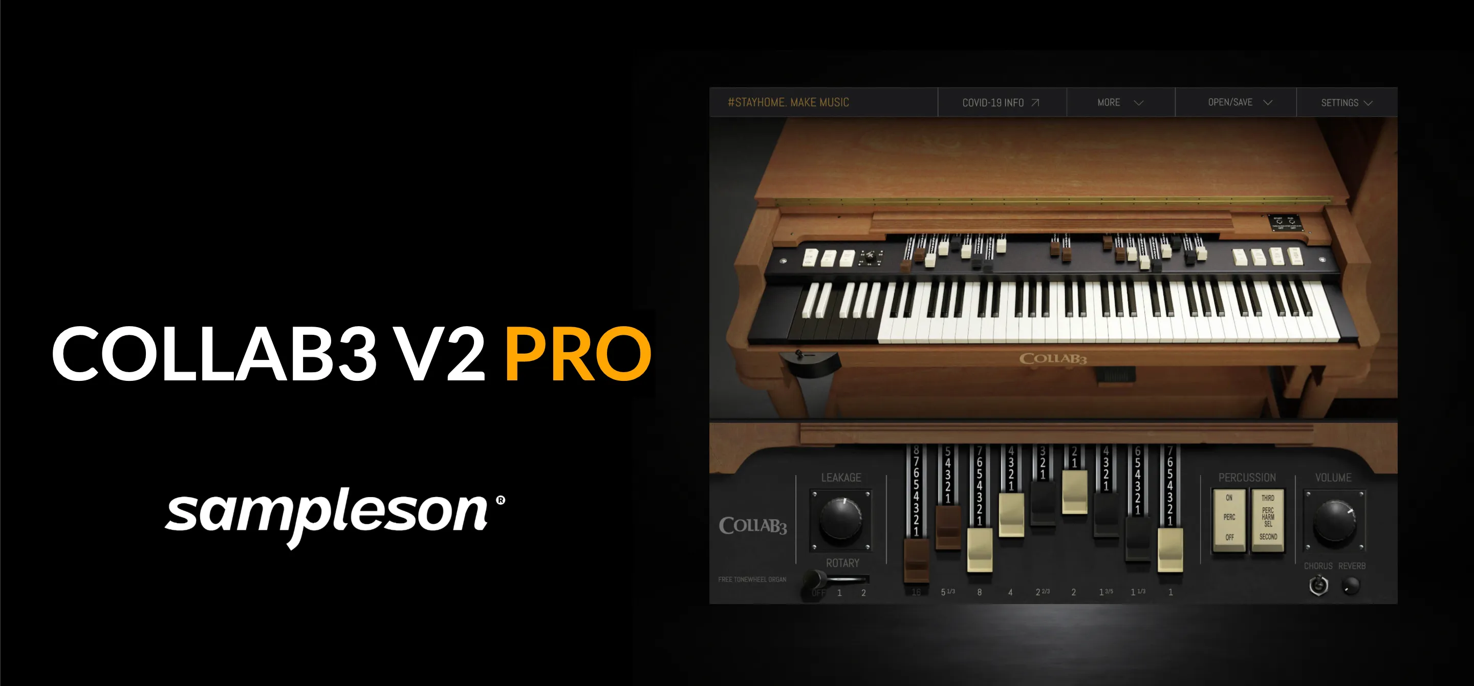 CollaB3 V2 - Free Tone wheel Organ Version 2 (2024) gallery thumbnail