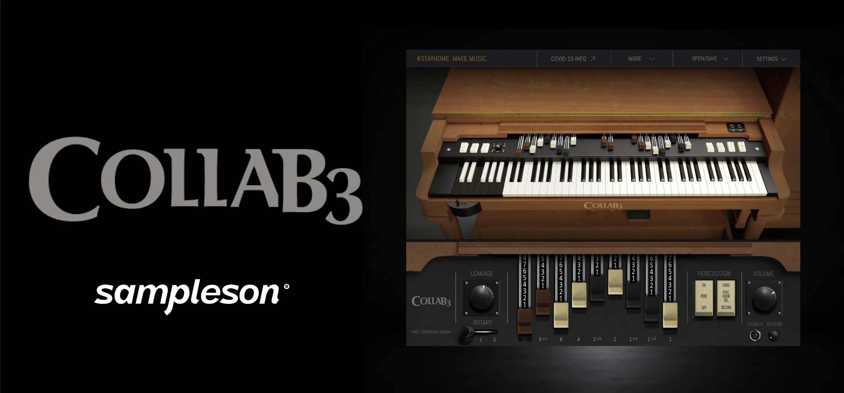 CollaB3 V2 - Free Tone wheel Organ Version 2 (2024) gallery thumbnail