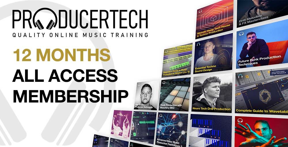 Producertech All-Access Membership (12-Month Subscription) - Youtube Introduction gallery thumbnail