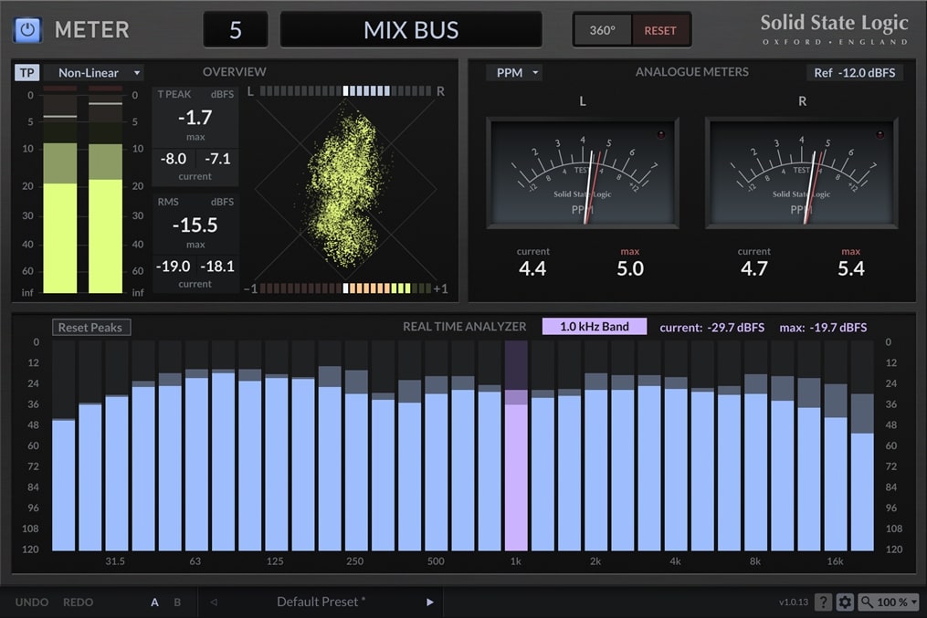 Controlling the SSL Meter Plug in from UF1 gallery thumbnail