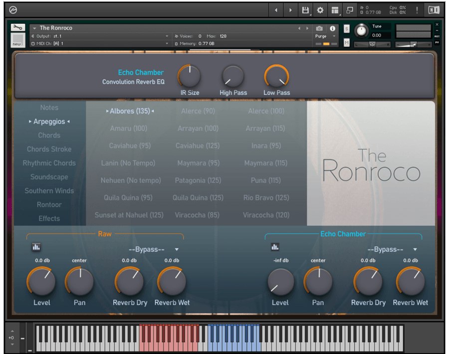 The Ronroco // Kontakt Instrument // Guillermo Guareschi // Natural Tuning // Walkthrough gallery thumbnail