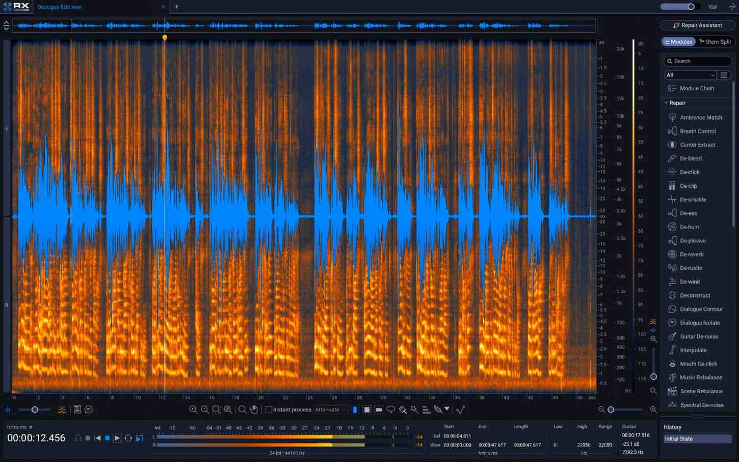 iZotope RX 12 - New Scene Rebalance for Films gallery thumbnail