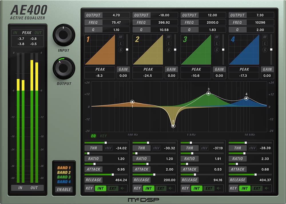 McDSP AE400 Active EQ Overview gallery thumbnail