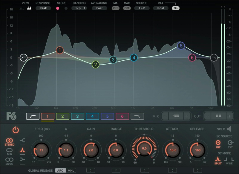 Waves F6 Floating-Band Dynamic EQ gallery thumbnail