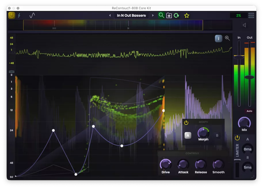 ReContour (Waveshaper compressor hybrid) | Quick preset demo gallery thumbnail