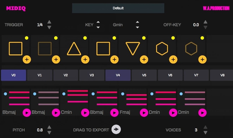 MIDIQ by W.A. Production | Chord Progression Generator VST Plugin | Tutorial gallery thumbnail