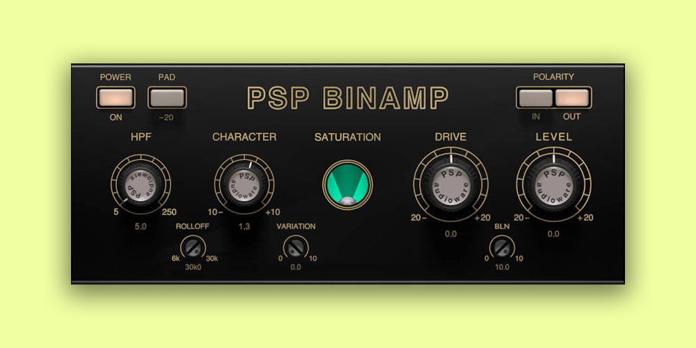 PSP BinAmp is a Class A* triode** preamp emulation gallery thumbnail