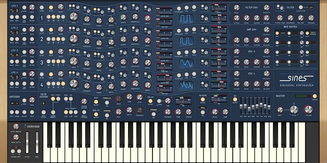 Cherry Audio Sines Synthesizer Launch Video gallery thumbnail