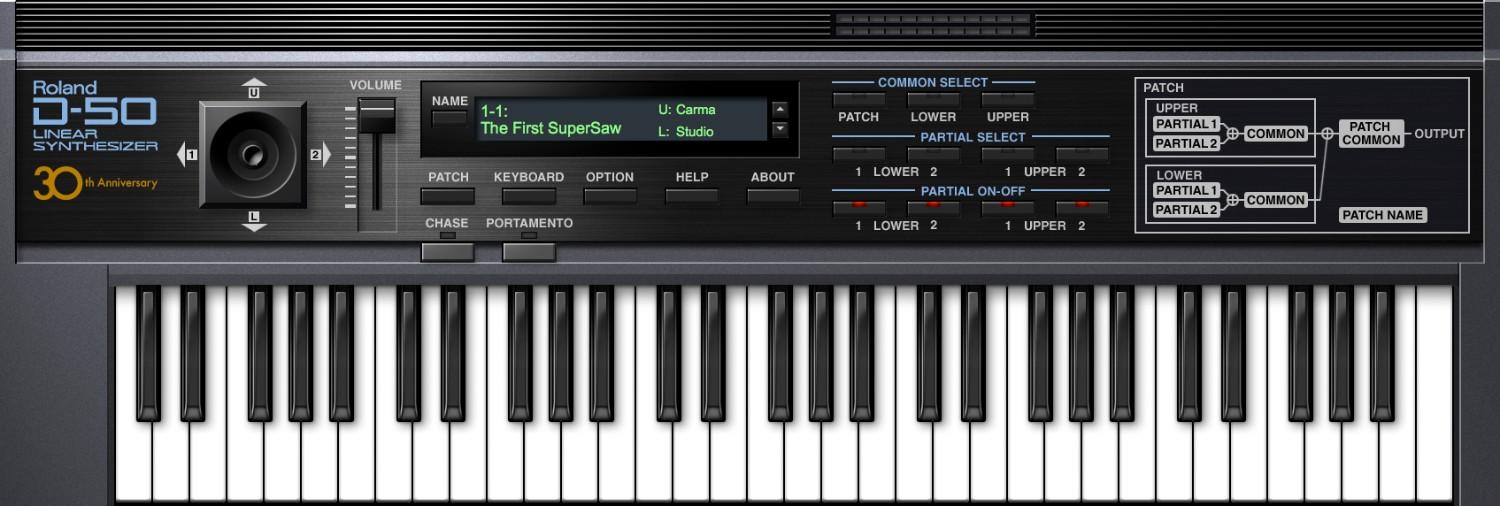 Roland Cloud Software D-50 Linear Synthesizer gallery thumbnail