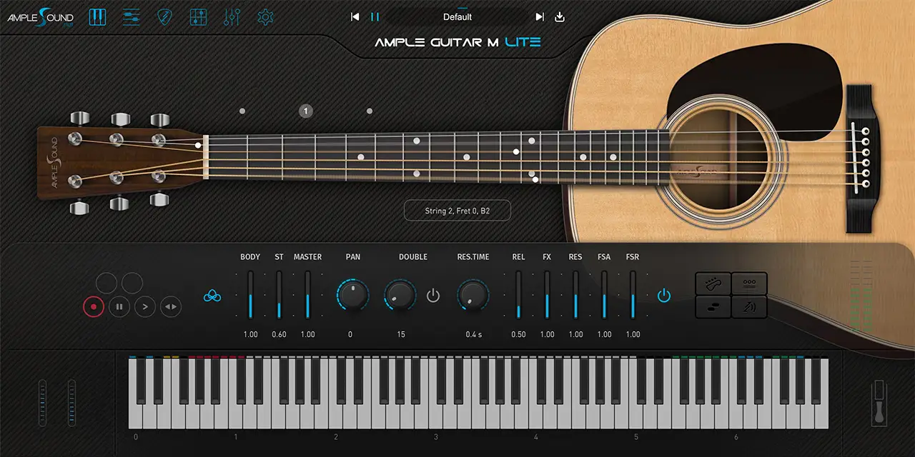 Ample Guitar M Lite: The Best Free Acoustic Guitar VSTi Just Got Better. gallery thumbnail