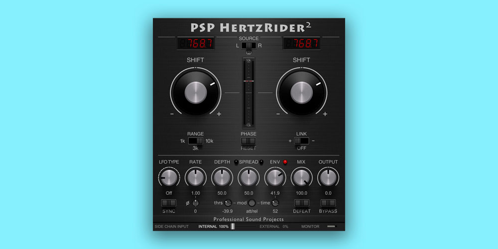 PSP HertzRider a frequency shifter plug-in! gallery thumbnail