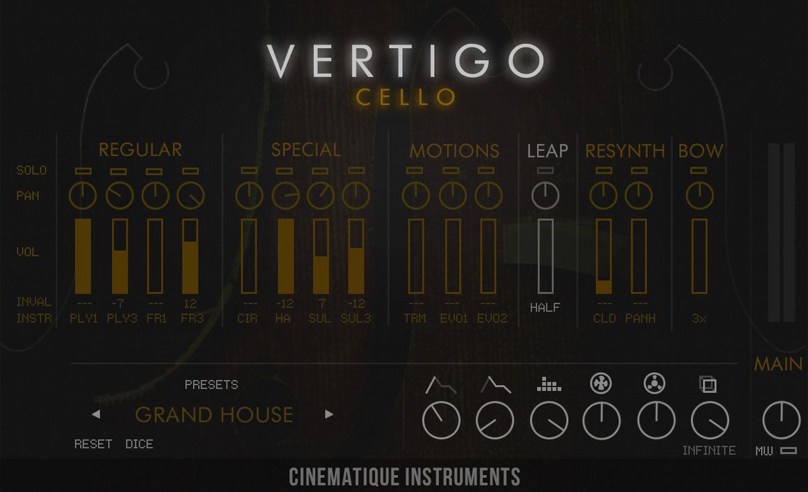 Cinematique Instruments Vertigo Cello - Walkthrough gallery thumbnail