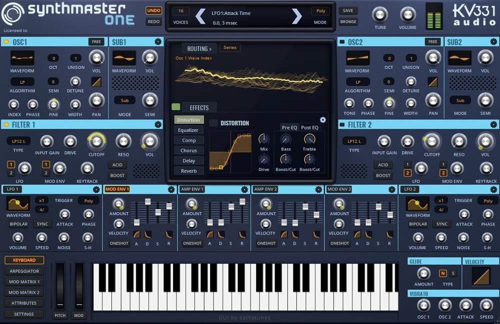 KV331 Synthmaster One Update Features | NAMM Show 2019 gallery thumbnail