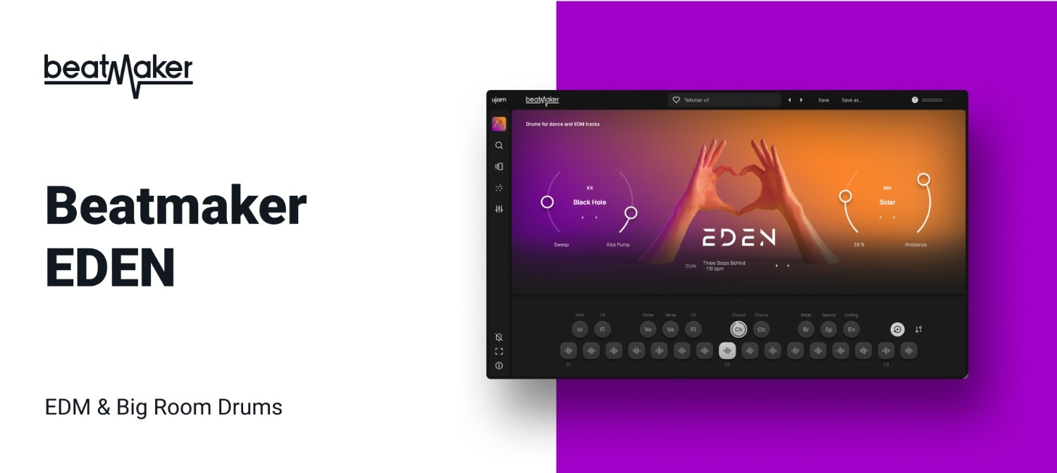 UJAM Instruments presents: Beatmaker EDEN gallery thumbnail