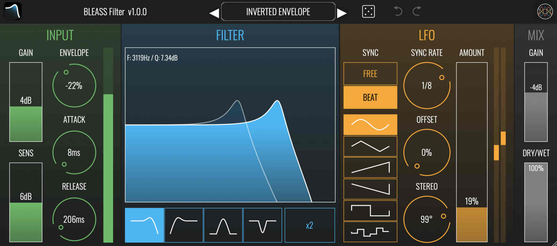 BLEASS Filter - Plugin Demo gallery thumbnail