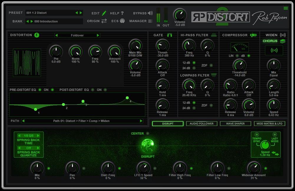 Rob Papen RP Distort 2 - Overview gallery thumbnail