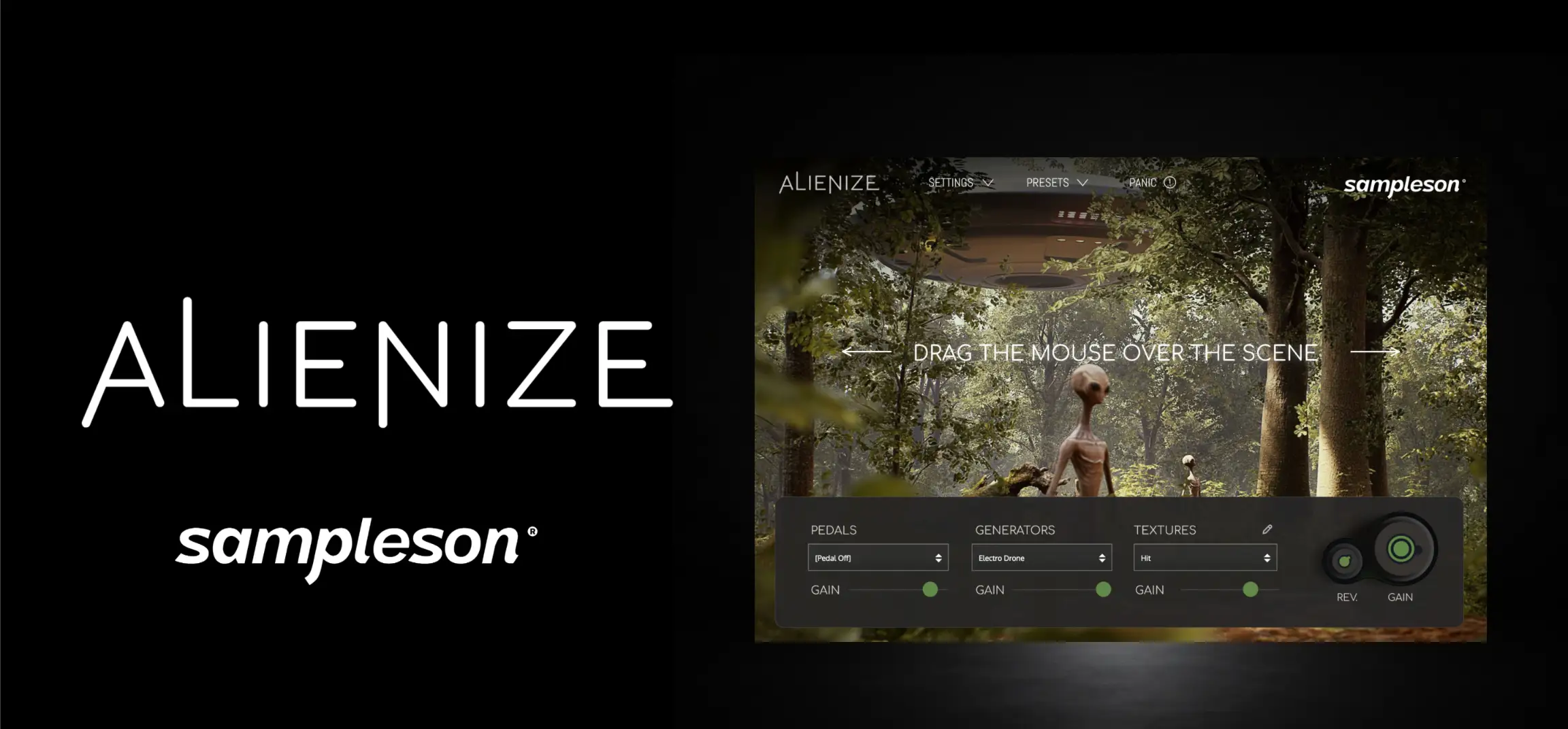 Alienize - Cinematic Instrument with mouse gestures. gallery thumbnail
