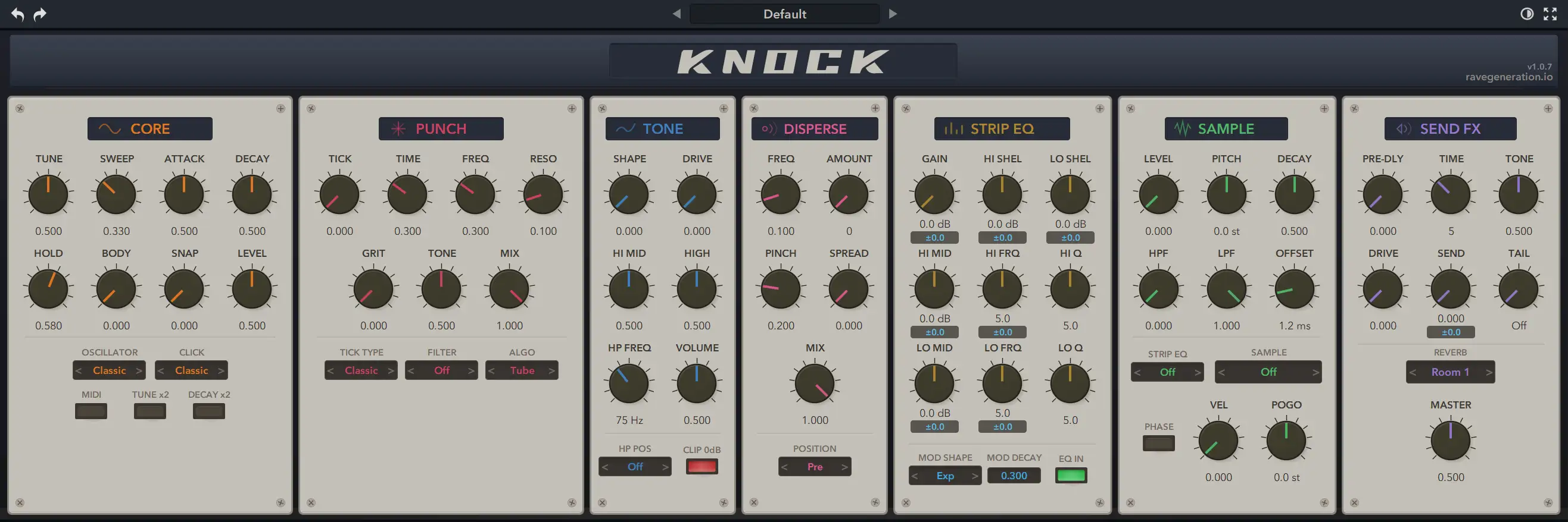 Rave Generation Plugin Showcase 003 - Knock gallery thumbnail